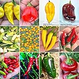 120 SEMI dei 12 PEPERONCINI più BUONI del Mondo, Collezione GOURMET: LEMON REAPER, HABANERO VARI, AJI CHARAPITA, ACRATA, FATALII, JALAPENO, DIAVOLICCHIO CALABRESE + GUIDA COLTIVAZIONE