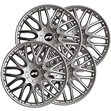 Set 4 copricerchi ORD 14" pollici copriruota auto Simoni Racing Grigio