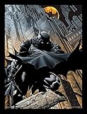 iPosters Batman (Night Watch) -Stampa con Cornice, 30 x 40 cm, Carta MDF da 250 g/m², Multicolore, 16 x 12 Inches