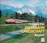 Eisenbahn-Landschaft Bayern.