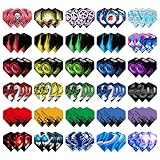 CyeeLife Dart Flights, Set da 30 Pezzi, 90 Pezzi, Accessori Standard in Pet, Perfetti per Freccette Soft e Steel Tip