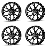 4x Cerchi Borbet BY 8x18 ET34 5x120 black matt compatibile con BMW 1er 2er 3er 4er 5er X1 X3 X4 Z3 Z4