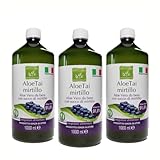 Benessence - Succo di Aloe Vera e Mirtillo da bere - 3L