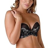 Wonderbra Refined Glamour Ultimate Strapless Reggiseno, Opaque, Nero, 3B Donna