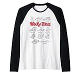 Wacky Races Car Lineup Maglia con Maniche Raglan