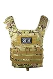 QMFIVE JPC Giubbino tattico Plate Carrier, Piastra di Supporto per Airsoft Paintball CS (MC)