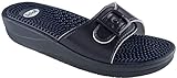 Scholl New Massage, Sandal Donna, Blu, 39 EU