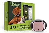 KIPPY - GPS per Collare Cani e Gatti Kippy EVO - Tracker Salute e Attività - GPS Satellitare per Collare GPS Gatto e Cane - GPS Cani Waterproof - Localizzatore con Alert Istantaneo e LED - Rosa