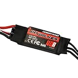 Regolatore di velocità ESC BEC per motore brushless, per aerei, quadrirotori ed elicotteri radiocomandati, 20 A, 30 A, 40 A, 50 A, 60 A, 80 A