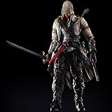 PA Modificato Connor Kenway,Edward Movable Figure Modello26Cm/10.2Pollici Action Figure Collezione,Modello Statua Bambola Regalo Gioco Periferico Assassin S Creed Figure Giocattolo(A)