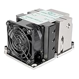 SilverStone Technology XE02-3647N, 2U SFF Server/Workstation CPU Cooler per Intel LGA 3647 Narrow, SST-XE02-3647NB (nero+nero)