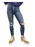 Free People Sabrina Super Skinny Mid Indigo 25 26