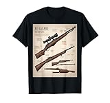 M1 Garand Fucile semiautomatico Wwii Design Maglietta