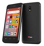 TTfone Telefono cellulare TT20 Smart 3G con Android GO - 8 GB - Dual Sim - Touch Screen da 4 pollici (Nero)