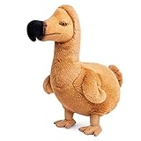 lilizzhoumax Peluche di uccello dodo 35cm/13” simulazione Peluche di uccello dodo giocattolo morbido Peluche uccello Bambole Animali Selvatici Regalo per Bambini e Amici creature preistoriche