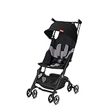 gb Gold Passeggino Pockit+ All Terrain, Ultracompatto, 0-22 kg, Dalla Nascita a circa 4 anni, Velvet Black (2019)