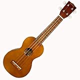 Mahalo Kahiko Ukulele colore naturale satinato con copertura