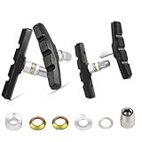 2 Paia di Pastiglie Freno per Bicicletta Premium, Pastiglie Freno V-Brake Professionali per Mountain Bike, Kit di Blocchi Freno per Bicicletta, inclusa una chiave Allen gratuita