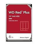 Western Digital WD Red 6 TB NAS hard disk interno 3.5", 5400 RPM Class, SATA 6 Gb/s, CMR, 64 MB Cache, WD60EFAX