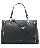 Calvin Klein Elaine Bubble Lamb - Cartella da donna, taglia unica, Nero/argento, Taglia unica, Reyna - Cartella novità