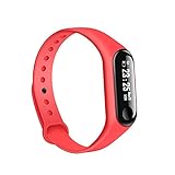 shengdai85 1 pz originale Xiaomi Mi banda 3 Smart Wristband OLED display 50 m impermeabile Android 4.4 o superiore, iOS 8.0 o superiore, supporto per Bluetooth 4.0, Red