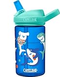 CamelBak Eddy+ Bottiglia Shark Summer Camp, Spring 400 ml