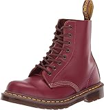 Dr. Martens 1460Z DMC SM-CR 11822600, Stivaletti in pelle liscia unisex adulto, Rosso, 39.5