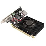 Dpofirs per per Scheda Grafica Radeon HD 7450, Scheda Grafica 2G 64 Bit DDR3 con PCI Express X16 3.0, HDMI, DVI, VGA, Scheda Grafica PC per Computer Desktop da Ufficio