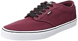 Vans Atwood, Sneaker, Uomo, (Canvas) Oxblood/White, 41 EU