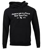 Abercrombie & Fitch Felpa con cappuccio, Nero , M