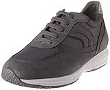 Geox Uomo Happy, Scarpe da Ginnastica, Grigio, 39 EU