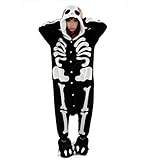 Yimidear® Unisex Pigiama Adulto Animale Cosplay Halloween Costume Attrezzatura (Skeletons, XL)