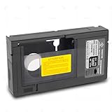 OAWMWAOA VHS-C - Adattatore motorizzato per cassette compatibile con videocamere VHS-C, SVHS, JVC, RCA, Panasonic, compatibile con videocamere da 12 mm