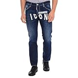 Dsquared2 Pantalone Lungo S79LA0012-S30309 Uomo, Denim, 60