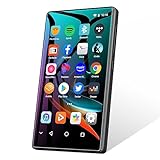 80GB Lettore MP3 con WiFi e Bluetooth, Touchscreen da 4,7 pollici, MP3 Lettore Musicale Portatile con Spotify, Deezer, Amazon Music, Lettore di Streaming con Pandora, Espandibile fino a 512 G (Nero)