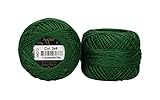 Anchor 4591008-00246 - Filo da ricamo, 100% cotone, colore verde bottiglia, spessore 8, 82 m, 16 g