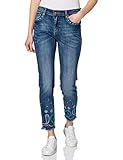 Desigual Denim_Ankle Pantaloni Casual, Blue, 24 Donna