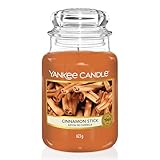 Yankee Candle Candela Profumata In Giara Grande | Bastoncino Di Cannella | Durata Fino A 150 Ore | Cinnamon Stick, Candele in Giara Grande