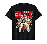 Elvis Presley Official Retro Maglietta