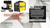 TKN 130 A Saldatrice Inverter ad Elettrodo Completa di Accessori in Valigetta, 230V, MADE IN ITALY