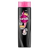 Sunsilk, Shampoo Bye Bye Crespo, Shampoo per Capelli Crespi, Dona Capelli Morbidi, Visibilmente Sani e Luminosi, Formula Active Fusion Arricchita con Olio di Macadamia, Elastina e Biotina, 400 ml