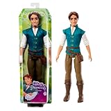 Mattel Disney Princess - Flynn Rider bambola con look ispirato al film Rapunzel, giocattolo per bambini, 3+ anni, HLV98