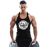 Cabeen Uomo Canotta Bodybuilding Canottiera Sportivo Palestra Tank Top