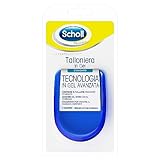 Scholl Talloniera in Gel Standard con Tecnologia in Gel Avanzata, Sostiene il Tallone Donando Stabilità, Assorbe gli Urti con il Terreno e Dona Comfort, 2 Talloniere per Ogni Tipo di Calzatura