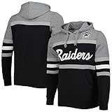 Mitchell & Ness Oakland Raiders Head Coach NFL Throwback Football Felpa con cappuccio