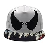 SBJJGQIS Furious Uomo Cappello, Cappellini da Baseball Ricamati con Ali Cappello Tesa Larga Mens Adult Black Ricamato One Size Snapback Hat One Size - Bianco