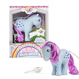 My Little Pony, Blue Belle Classic Pony, Basic Fun, 35322, cavallo regalo rétro per bambine e bambini, unicorno giocattolo per bambini e bambine dai 3 anni in su