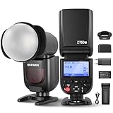 NEEWER Z760-C Kit Flash Speedlite TTL per Canon Fotocamere, Speedlite 76W+Diffusore Cupola Magnetico,Adattatore Testa Rotonda, 2.4G GN60 1/8000s HSS, Tasto TCM per TTL/M, Batteria 2600mAh e Caricatore