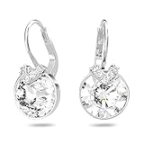 Swarovski Orecchini Bella V, bianco, Placcatura rodio