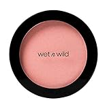 Wet n Wild, Color Icon Blush, Fard Audace Modulabile, con Polvere Pressata dalla Formula Soffice come il Velluto, per una Tonalità Sana e Soffice come la Seta, Vegano, Pinch Me Pink